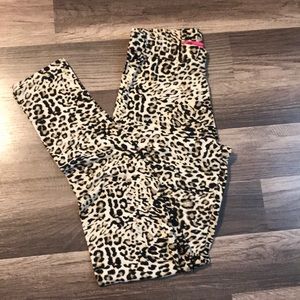Cheetah print tights
